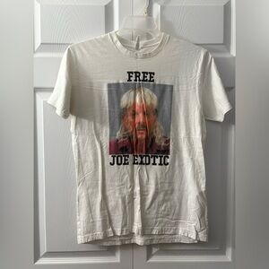 White Graphic T-Shirt - free Joe exotic